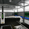 FL-L1560FHE-30000-IPG Лазерный станок для резки листового металла с кабинетной защитой и сменным столом