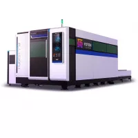 FL-L1560FHE-8000-Raycus Лазерный станок для резки листового металла с кабинетной защитой и сменным столом